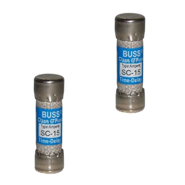Hot Tub 15 Amp Slo-Blo Replacement Fuse Large Style (2 pack) Busssc15 - Hot Tub Parts