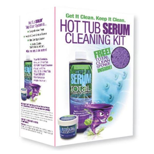 Hot Tub Maintenance & Cleaning 1- Serum Cleaning Kit HTCP5830 - Hot Tub Parts