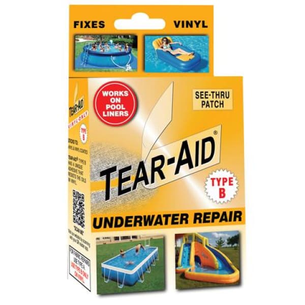 Hot Tub Maintenance & Cleaning TEAR-AID Type B Vinyl Underwater Repair Kit HTCP6430 - Hot Tub Parts